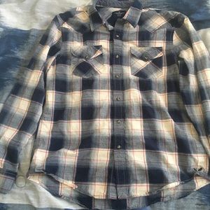 Large Snap Button up American Eagle